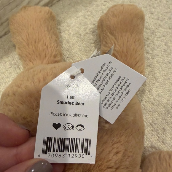 NWT Jellycat Smudge Bear - Picture 4 of 6